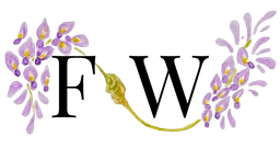 Glycine avec les initiales F & W